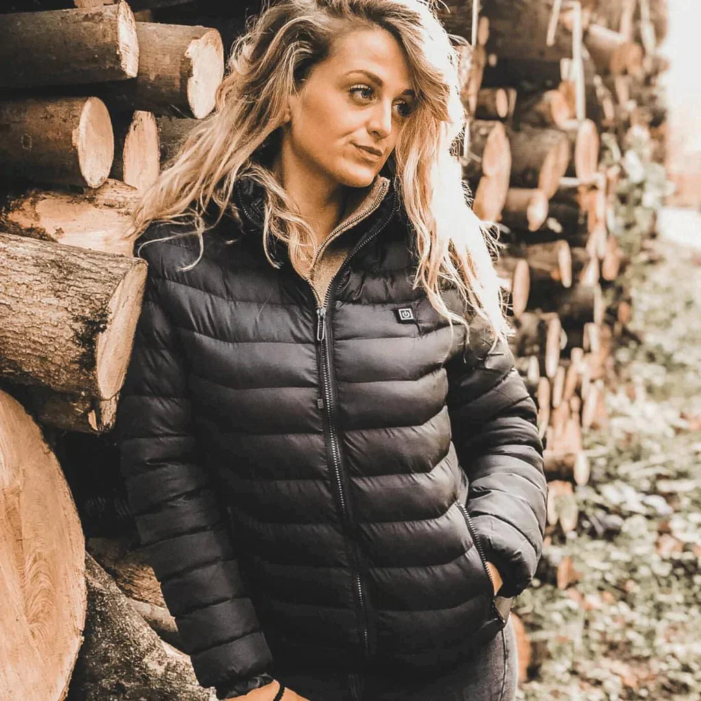 Veste à capuche chauffante unisexe