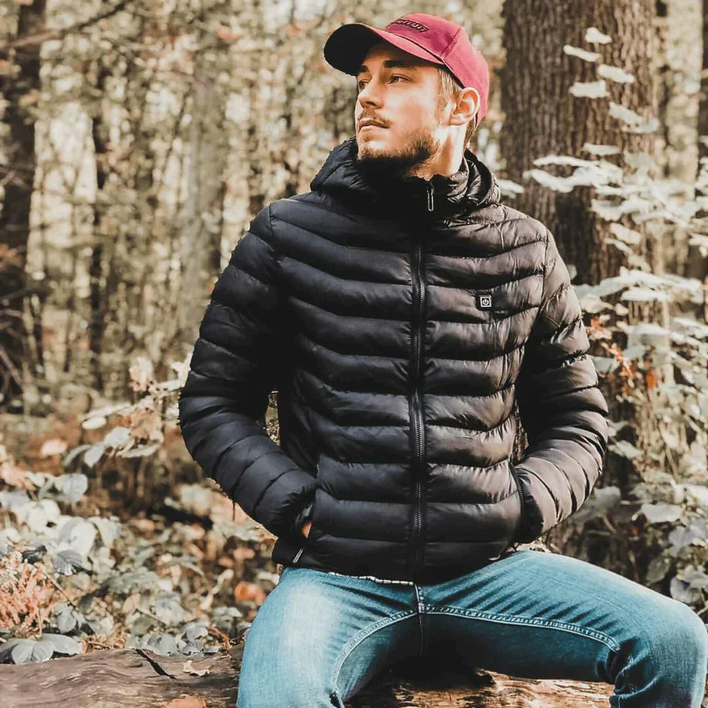 Veste à capuche chauffante unisexe