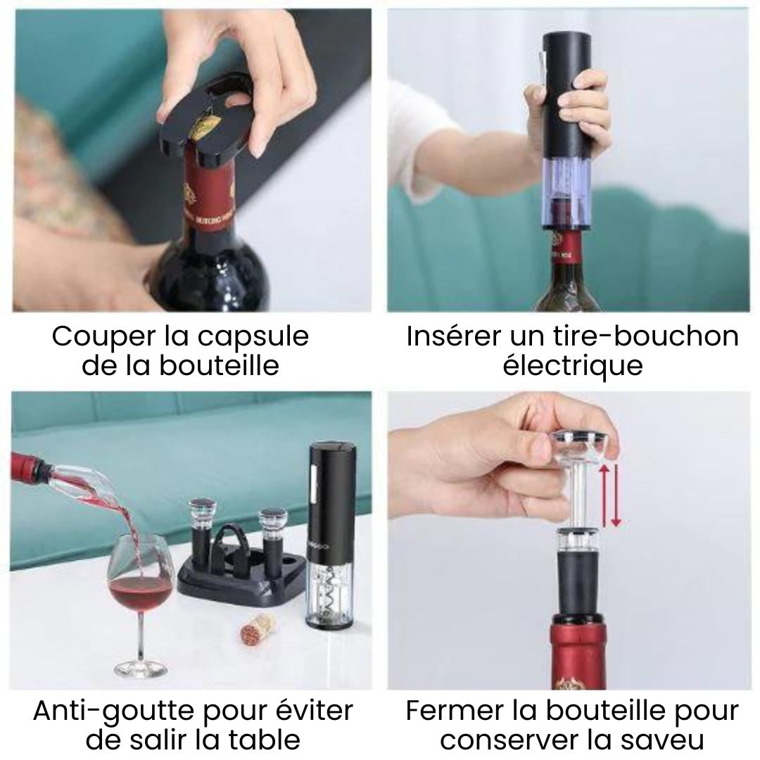 Tire-bouchon électrique | Set Complet
