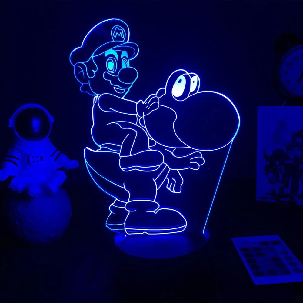 Veilleuse LED 3D (7 Couleurs)