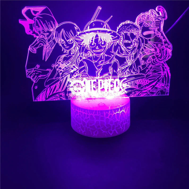 Veilleuse LED 3D (7 Couleurs)