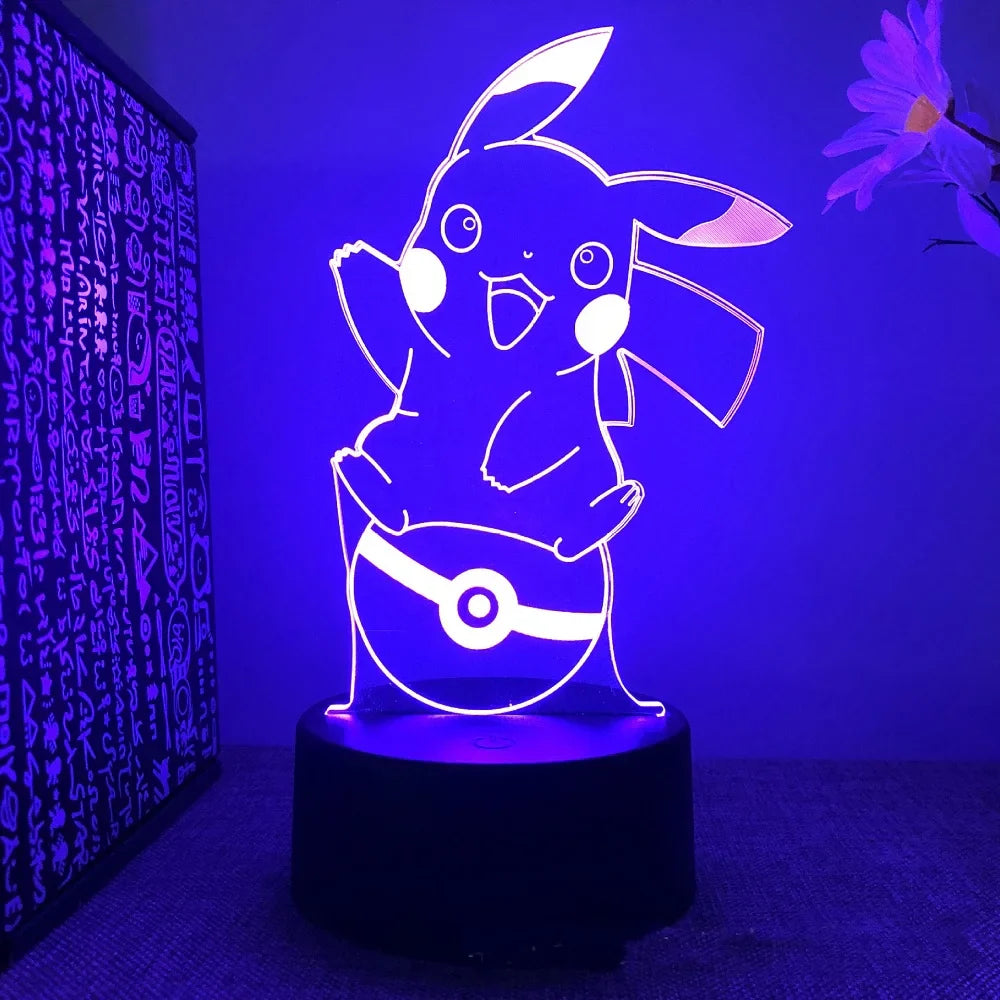 Veilleuse LED 3D (7 Couleurs)